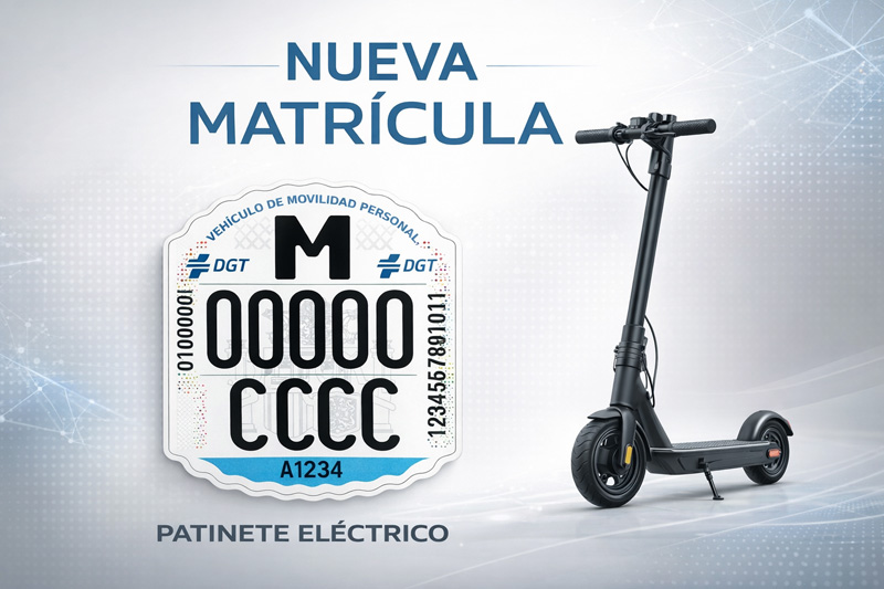 Matricula Patinete - Marbus Cantabria